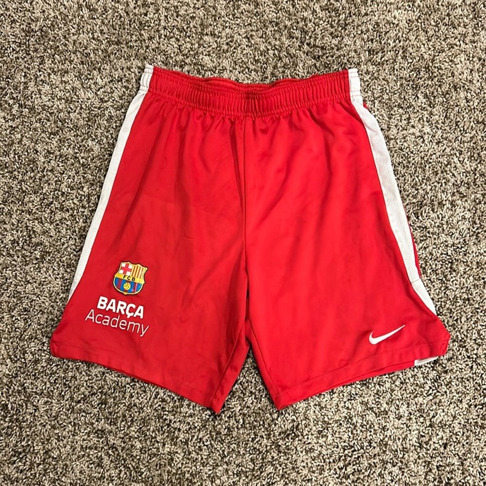 Nike Barça Youth Soccer Shorts (YXL)